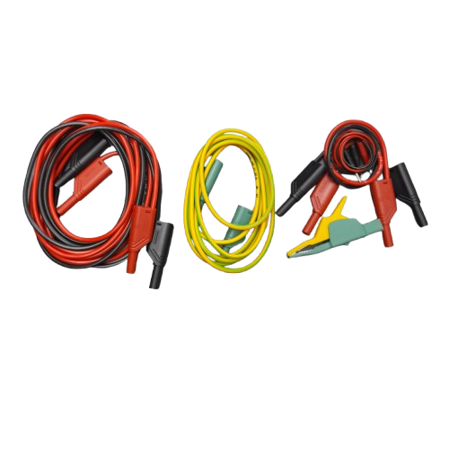 Test Lead Kit, Electrical, Test Leads, Safety & Miniature Clamp Probe, Molded Plug Adapter, Clip
