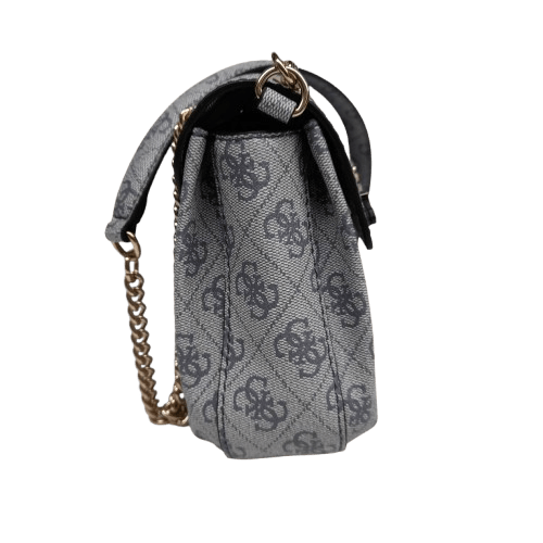 Guess Katya Convertible Xbody Flap Bag Slate Logo (MR)