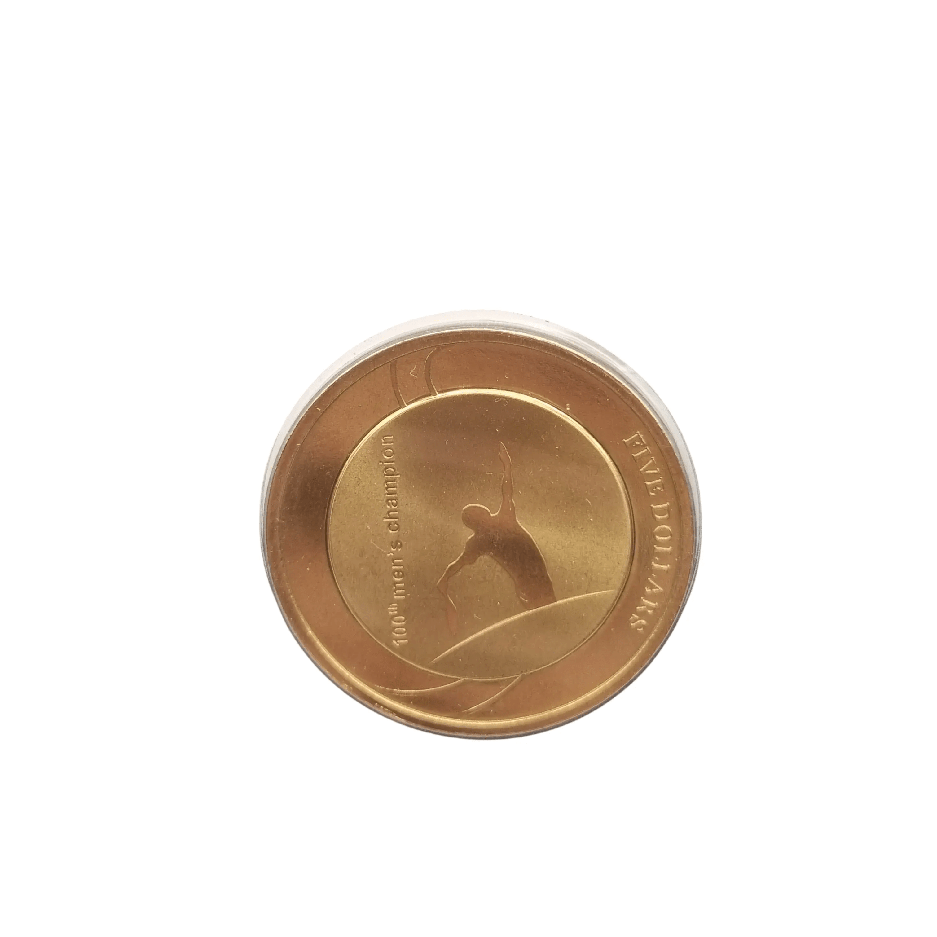 2012 Australian Open Tennis 100th Men’s Champion Five Dollar Bronze Uncirculated Coin