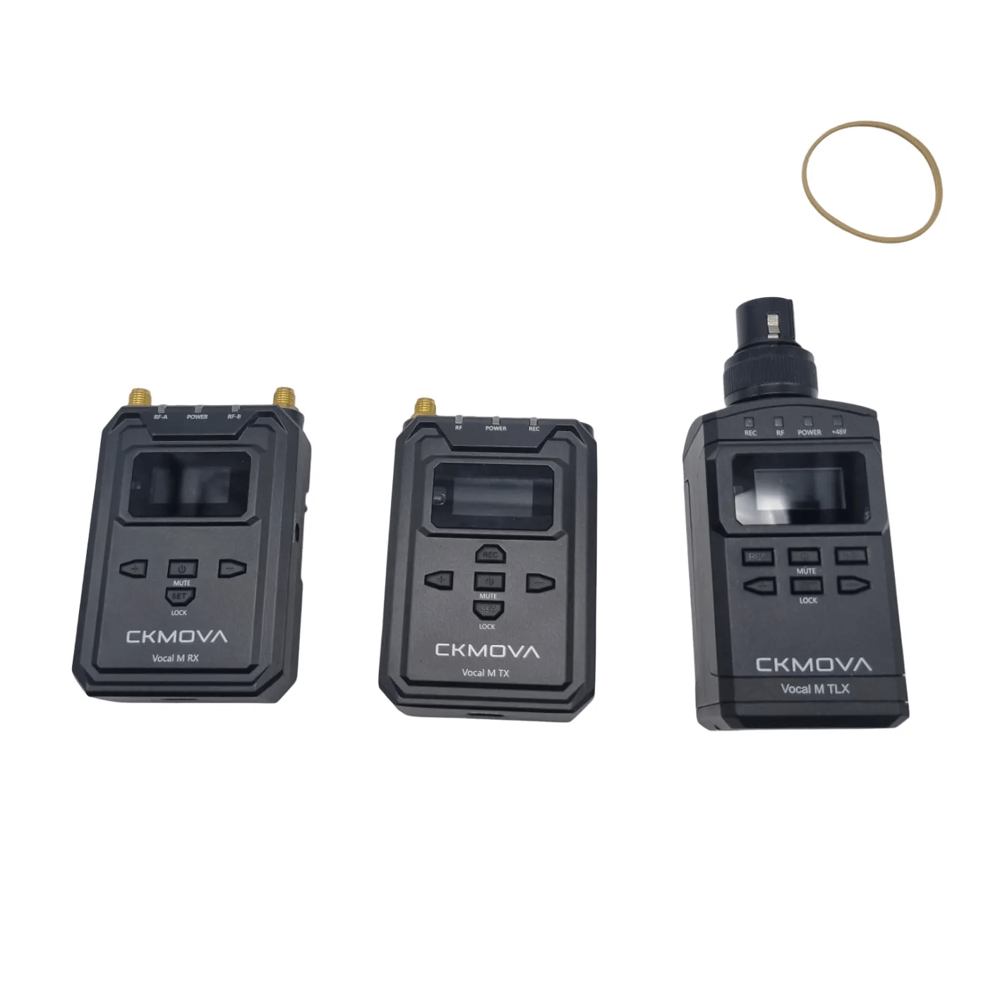 CKMOVA Vocal M V3 Professional UHF Dual-Channel Wireless Microphone With Receiever in Case