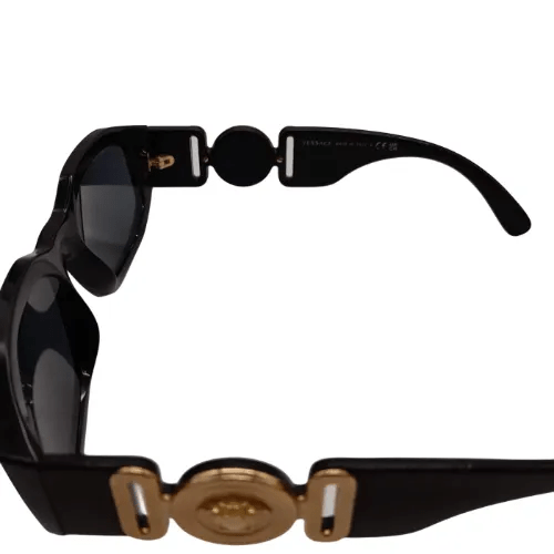 Versace 4361 Medusa Biggie Sunglasses – Gold/Black with Hard Case