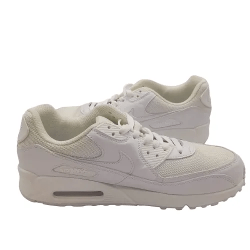 Nike Air Max 90 “Triple White” Sneakers – US Men’s Size 13