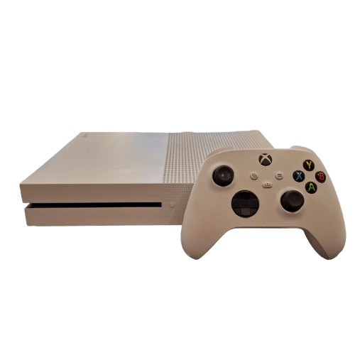 Microsoft Xbox One S 1681 500GB White With One Controller And Cords (JN)