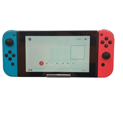 Nintendo Switch HAC-001 Pink And Blue with 4x Games, Charger, Joycons And Case