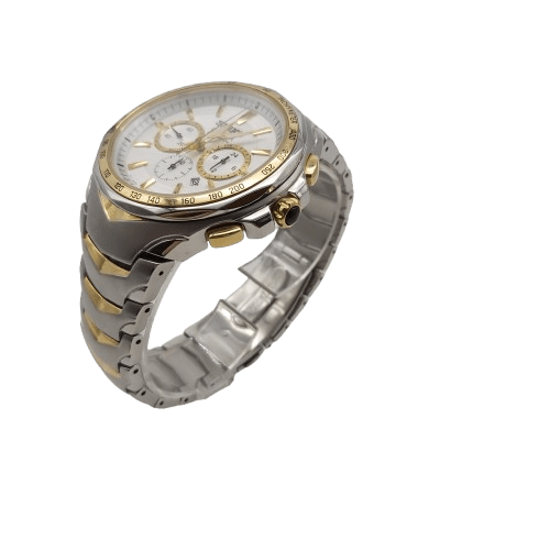 Mens Seiko Watch 7T12-0DF0 With Box And Spare Links (WR-1348157)