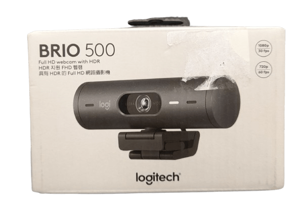 Logitech Brio 500 Webcam In Box Like New