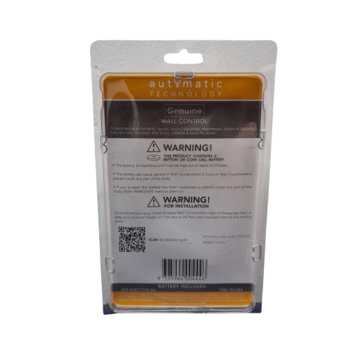 ATA WTX-6V1 Genuine Wall Button Remote (JN)