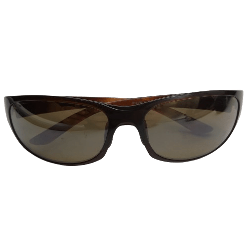 **Maui Jim MJ417-26B Twin Falls Sunglasses, Brown, Good Condition, Slight Scuff On One Lens, With Generic Soft Bag**