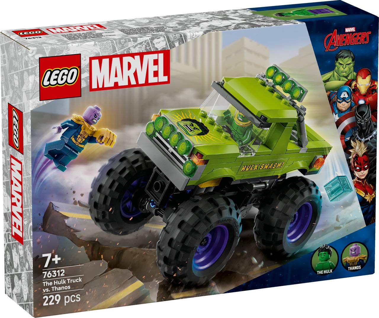 LEGO MARVEL The Hulk Truck vs Thanos (76312) (WR)