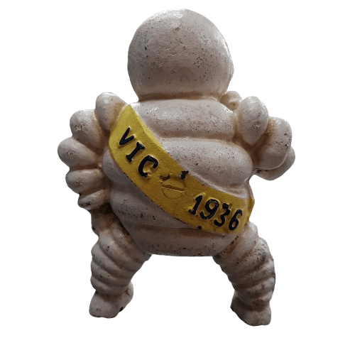 Michelin Man Figure Vic 1936 White Money box ( Vintage )