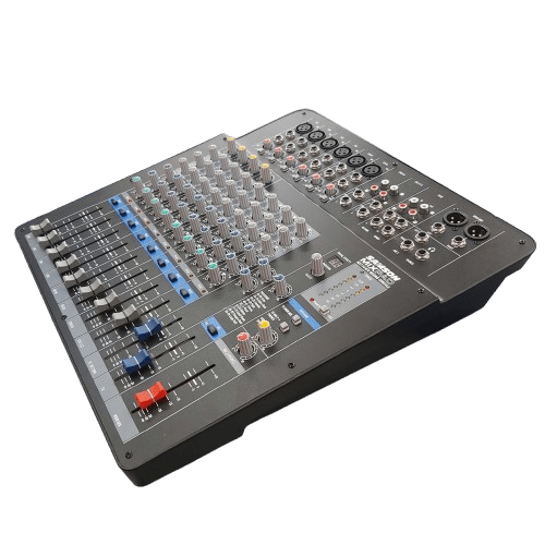 Samsin MXP144FX 14 Input Analog Stereo Mixer, Very Good Condition, With AC Power Cable