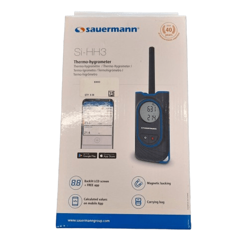 Sauermann Thermometer SI-HH3 Thermo- Hyrometer in Box