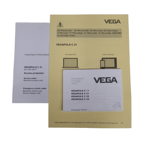 Vega RA 222 22H VEGAPULS C21 Series Radar Level Sensor Like New