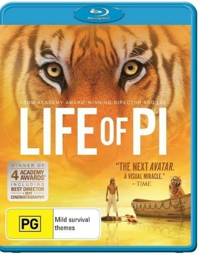 Life Of Pi Blu Ray very Good Condition