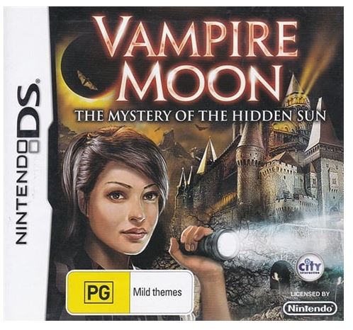 Nintendo DS Vampire Moon The Mystery Of The Hidden Sun, Good Condition, CARTRIDGE ONLY NO CASE OR MANUAL