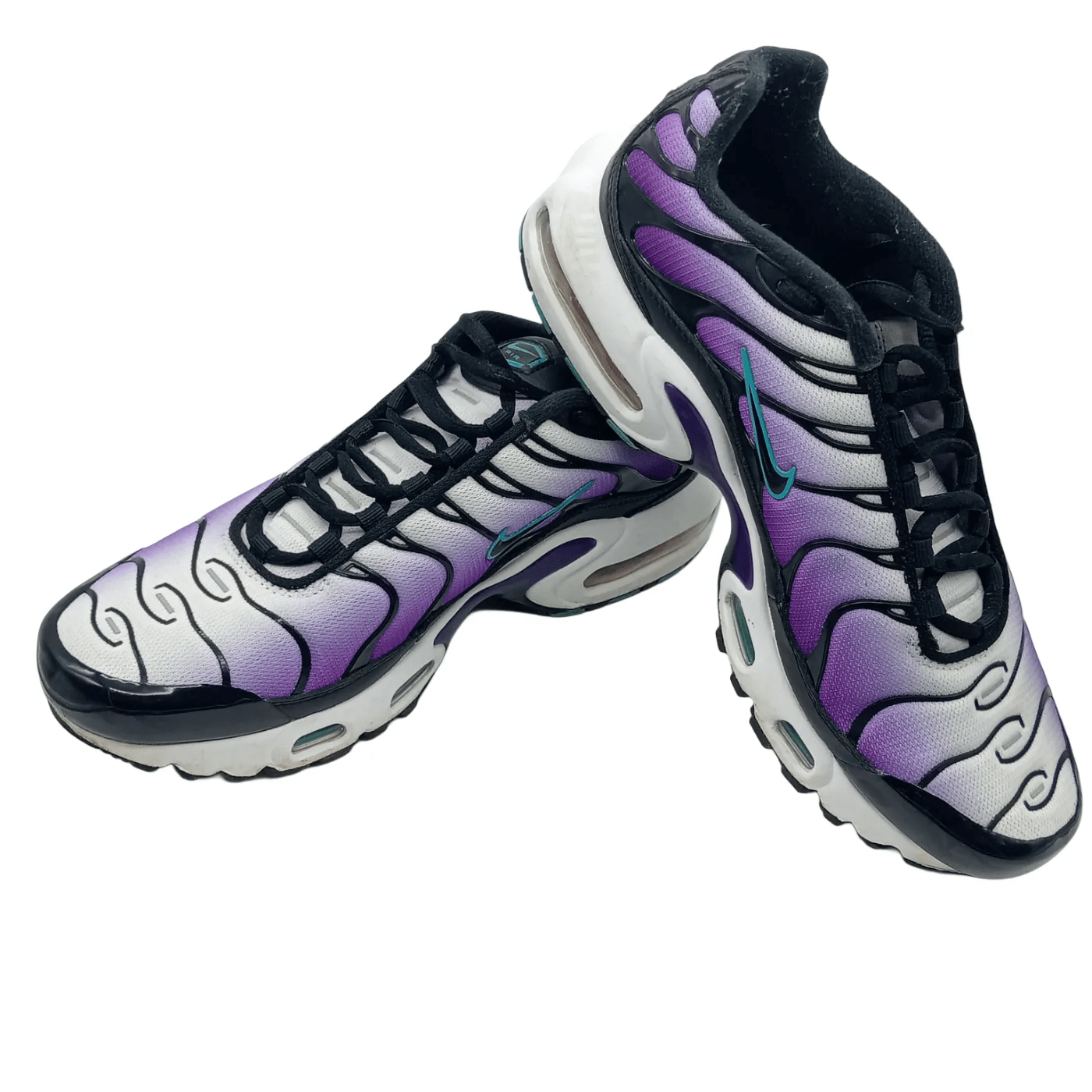 NIKE TN SHOES REVERSE GRAPE  PURPLE SIZE 6Y WR