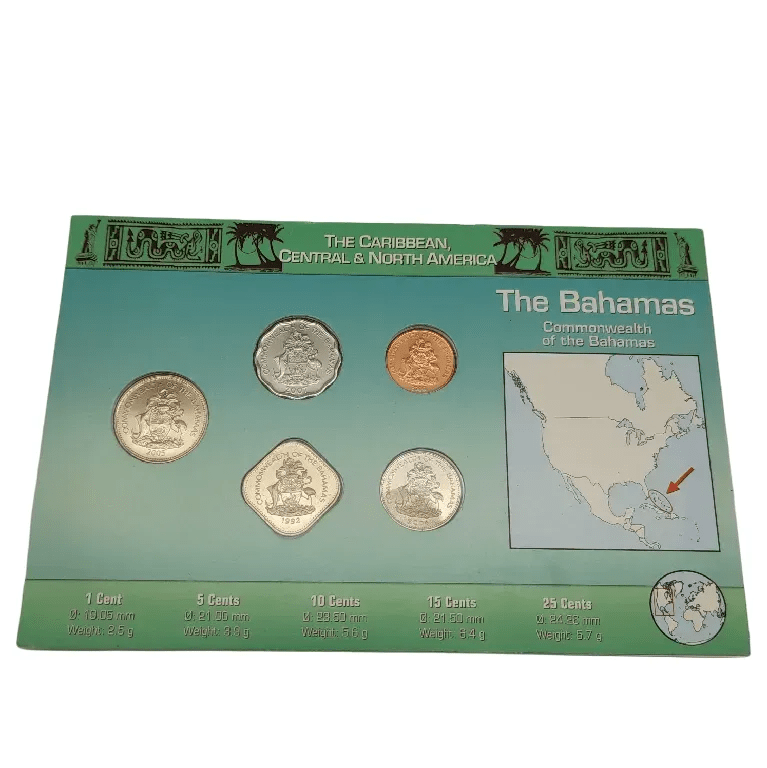 Littleton World Coin Set Bahamas Uncirculated 1992-2007