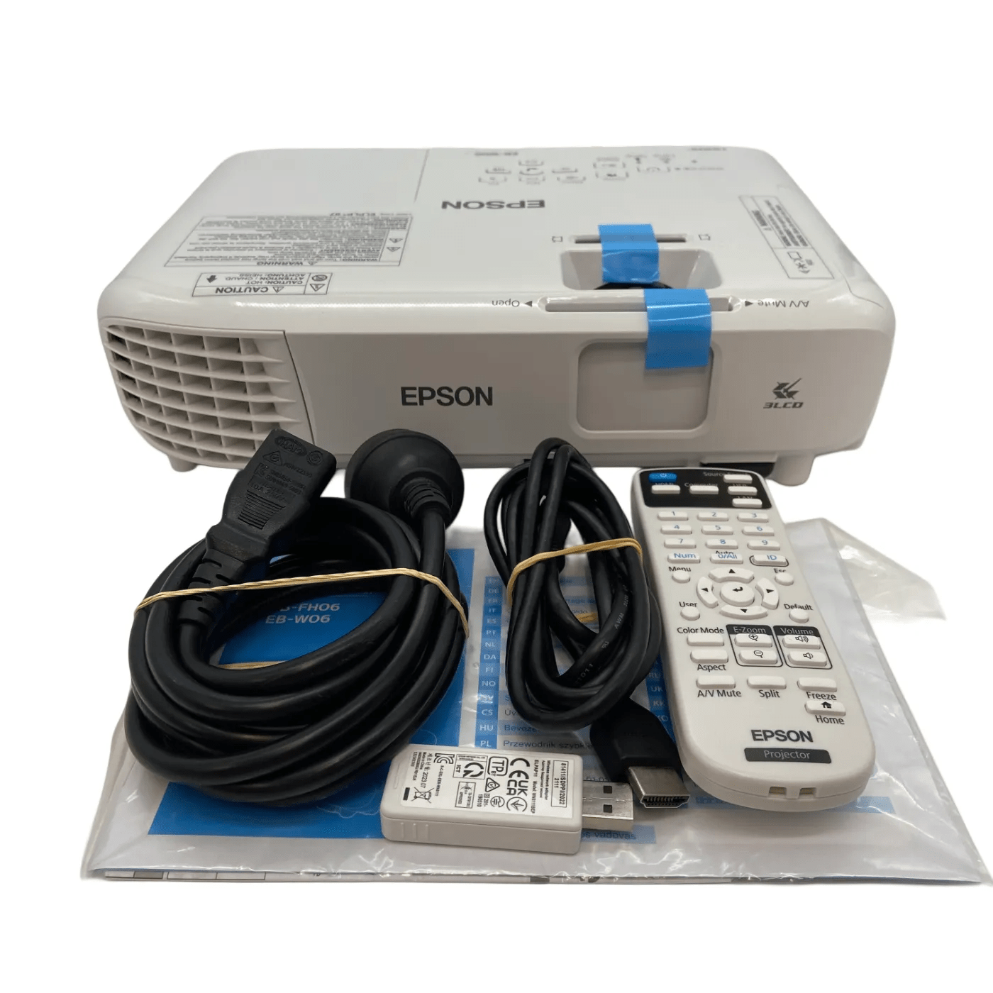 EPSON Multimedia Projector H973B With Remote And Accessories