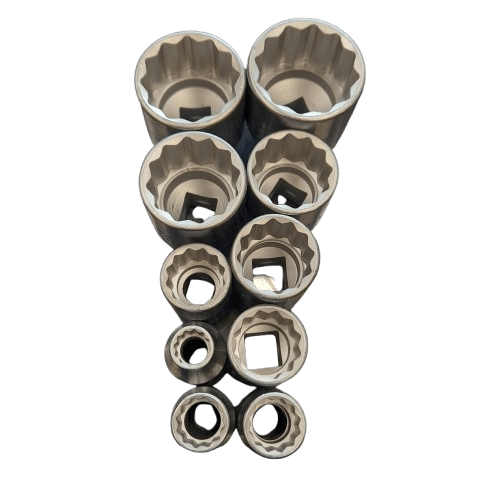 Stahlwille 811784 (SW12918/10-50 – 96053010) 10 pce 1/2″ Set of Sockets with Clip Bar, Excellent Condition, Tools Only (MR)