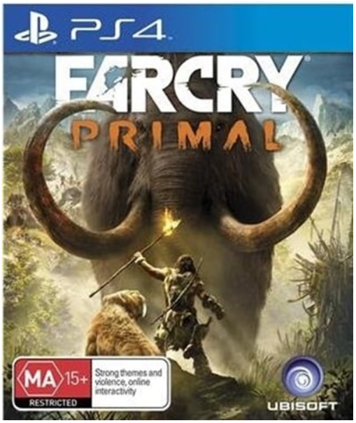 Sony Playstation 4 Far Cry Primal, Acceptable Condition, Some Case Damage, With Case (CP 1308934)