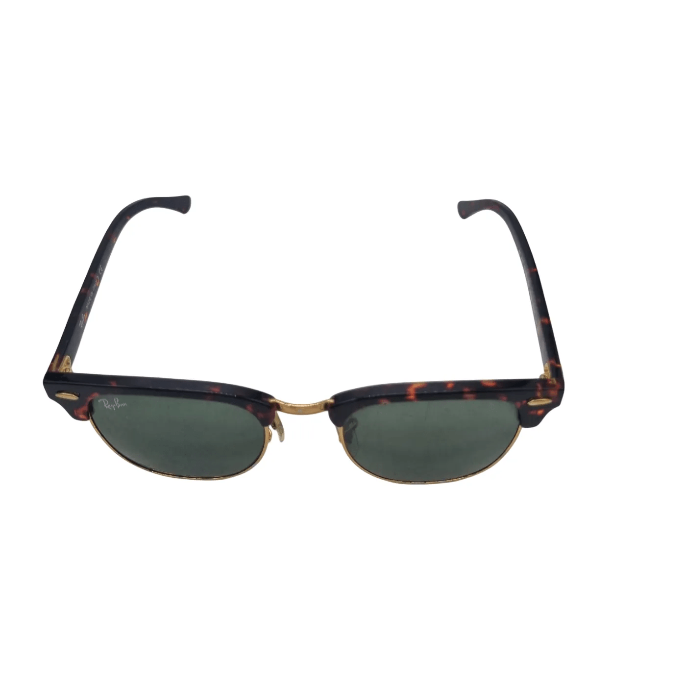 Ray-Ban RB 3016 Clubmaster Sunglasses Includes Original Black Case – Slight Scratch on Lens (WR 1343492)