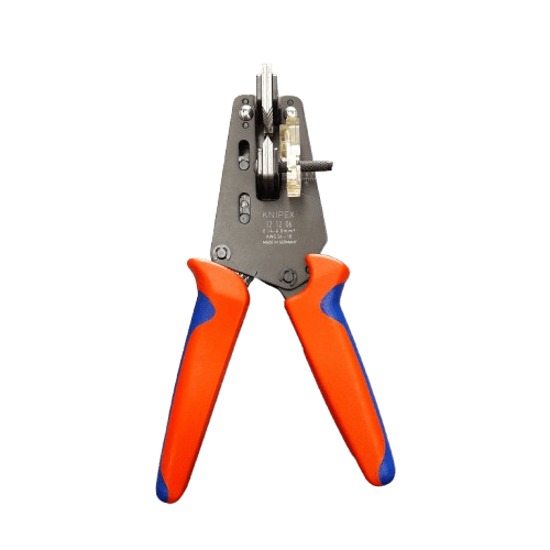 Knipex 12 12 06 Series Precision Insulation Stripper, 0.14mm Min, 6.0mm Max, 195 mm Overall (JN)