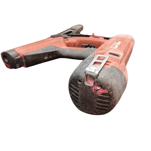 Hilti GX 120-ME Gas Powered Actuated Fastener Nail Gun + Case + Nails *Covered In Pink Spray Paint* (WR 1343196)