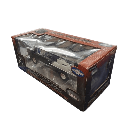 HIGHWAY 61 COLLECTABLE CAR 1957 CHEVY 150 UTILI BLACK IN BOX
