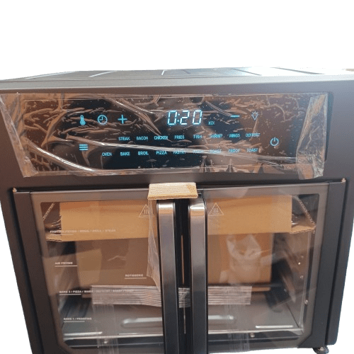 Healthy Choice 25L 1700W French Door Digital Air Fryer Convection Oven Trays/Racking are included with Booklet