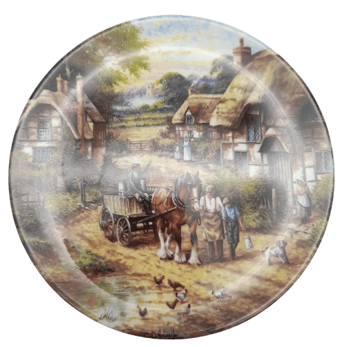 Wedgwood Early Morning Milk by Chris Howells Fine Bone China Collector’s Plate – Made in England