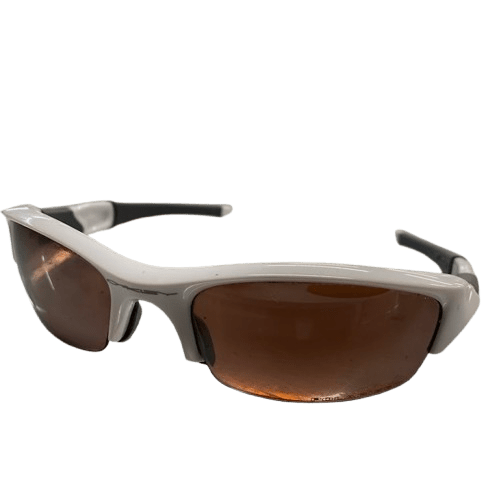 Oakley Flak Sunglasses With Case- White (NG1350210)