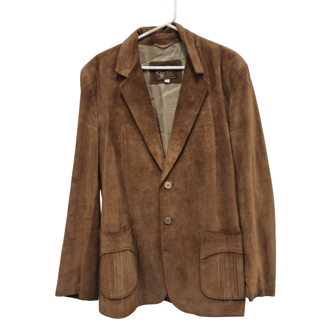 Simon Kessel Australian Design Collection Brown Suede Jacket Size: 110 (WR 1351858)