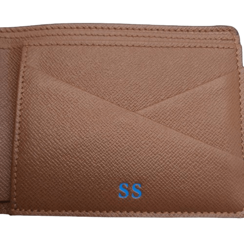 Mens Louis Vuitton Multiple Wallet Engraved SS – With Authenticity Certificate