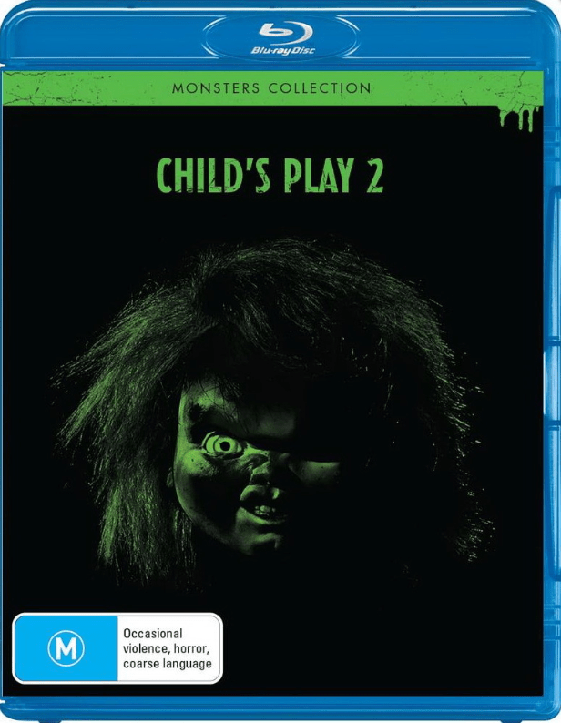 Child’s Play 2: Chucky’s Back (1990) Bluray Monsters Collection Edition Case – Very Good Condition