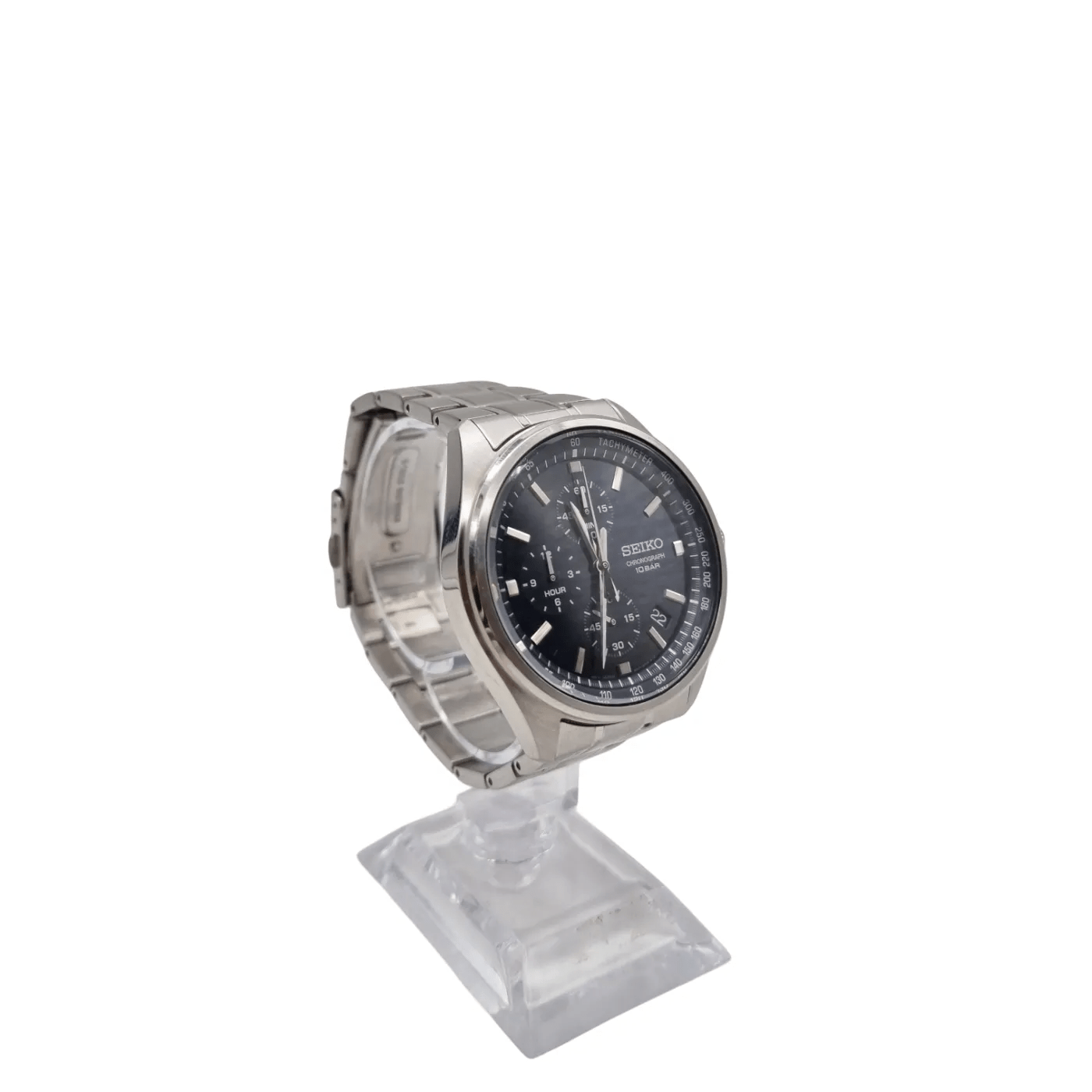 Seiko Chronograph Quartz Blue Dial Men’s Watch (SSB377)