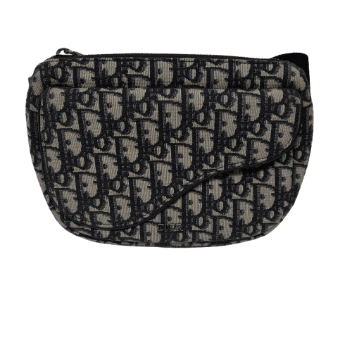 Dior ADPO223YKY_H27E Men’s Saddle Bag Oblique Jacquard with Box and Certificate of Authenticity (LN)