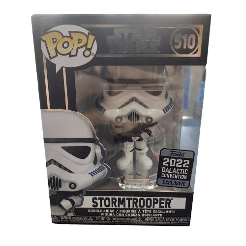 Funko POP! Vinyl Star Wars #510 Stormtrooper 2022 Galactic Convention Special Edition In Box