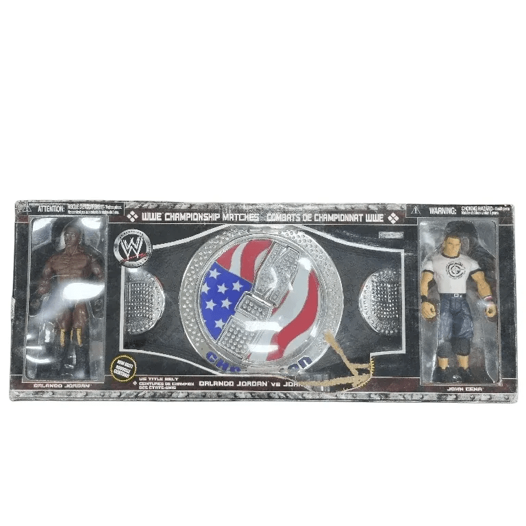 WWE Jakks Pacific Championship Matches John Cena’s US Title Belt VS Orlando Jordan
