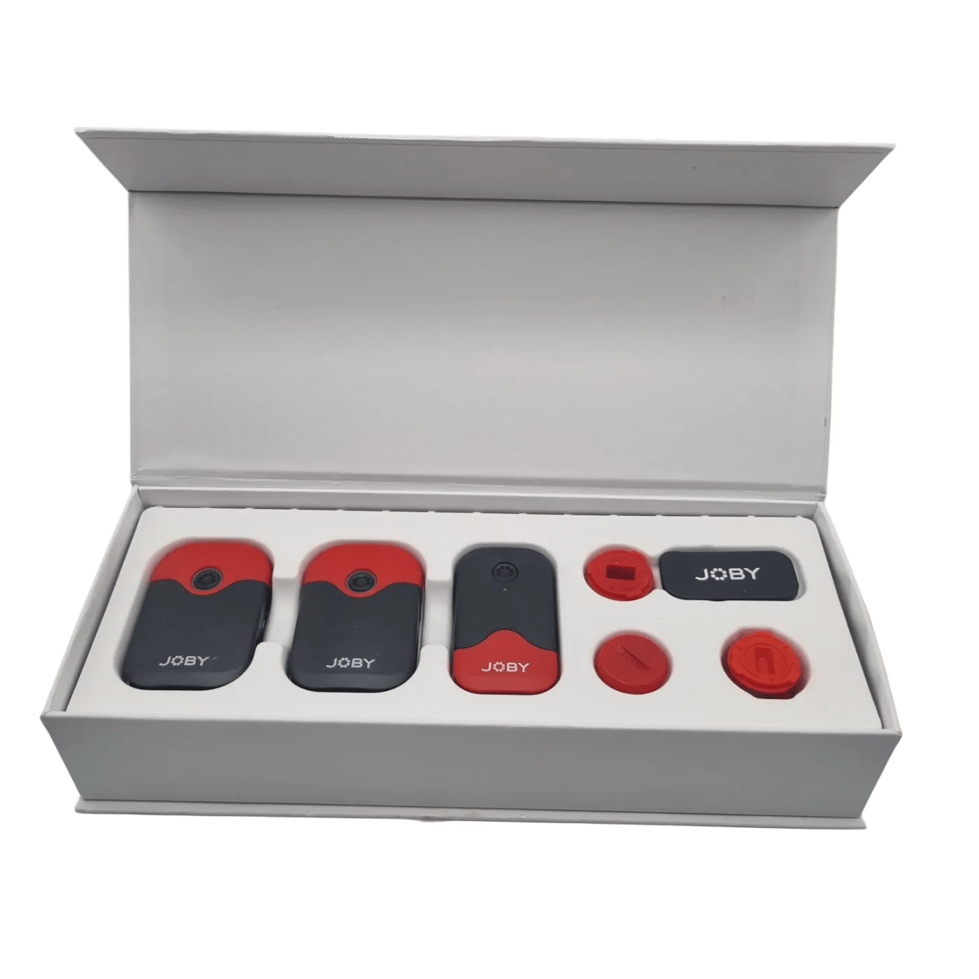 JOBY Wavo Air Wireless Microphone Kit In Box + Attachments