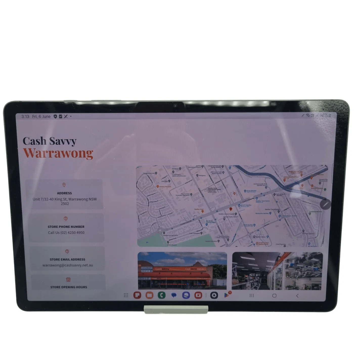 Samsung 128GB Tablet SM-X7168 *Scratches On Screen* *No Charger*