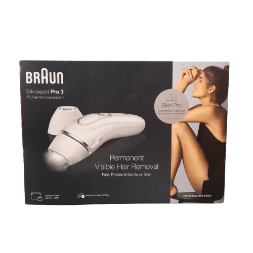 Silk-expert Pro 3 PL3133 IPL with 3 extras: precision head, Venus razor, zip pouch