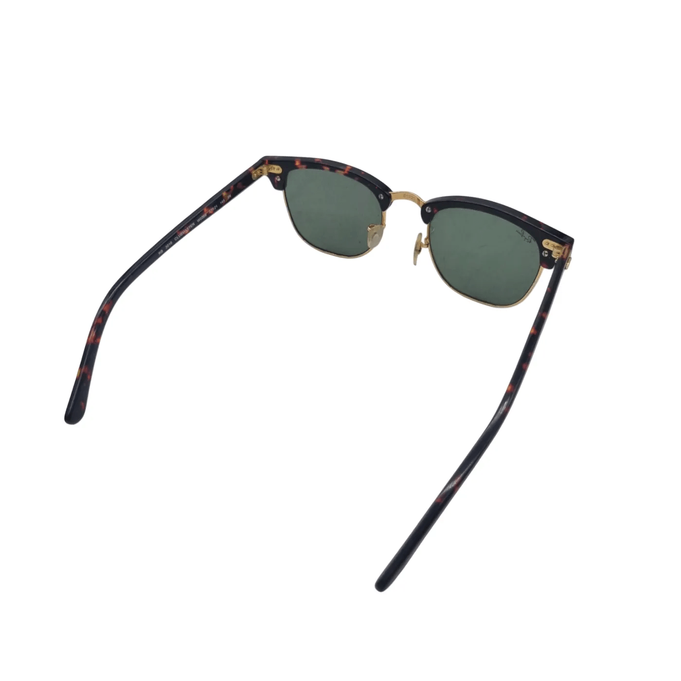 Ray-Ban RB 3016 Clubmaster Sunglasses Includes Original Black Case – Slight Scratch on Lens (WR 1343492)