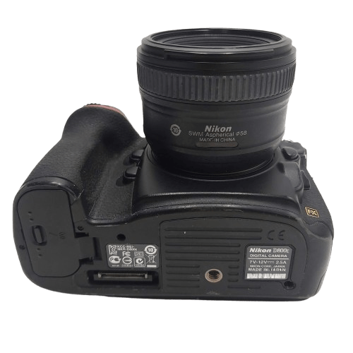 Nikon DSLR Camera D800E, Good Condition, With AF-S Nikkor 50mm 1:1.8G Lens, 2x Batteries, Bag + Charger (NA 1359917)