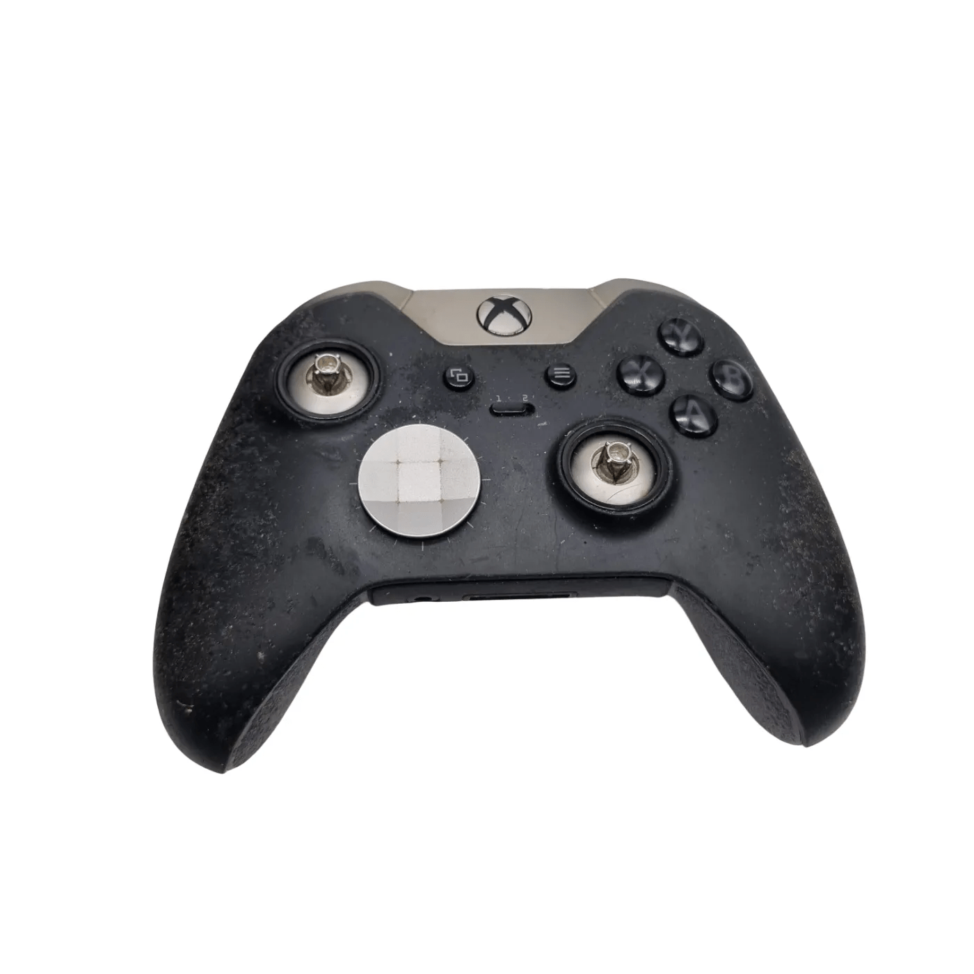 Microsoft Xbox One S – All‑Digital Edition (Model 1681, Crimson Red)+ Power Cable+ HDMI Cable+ Controller (controller missing back) (WR 1351343)