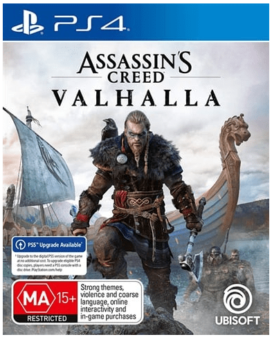 Sony Playstation 4 Assassin’s Creed Valhalla, Excellent Condition, With Case + Manual (CP 1329377)