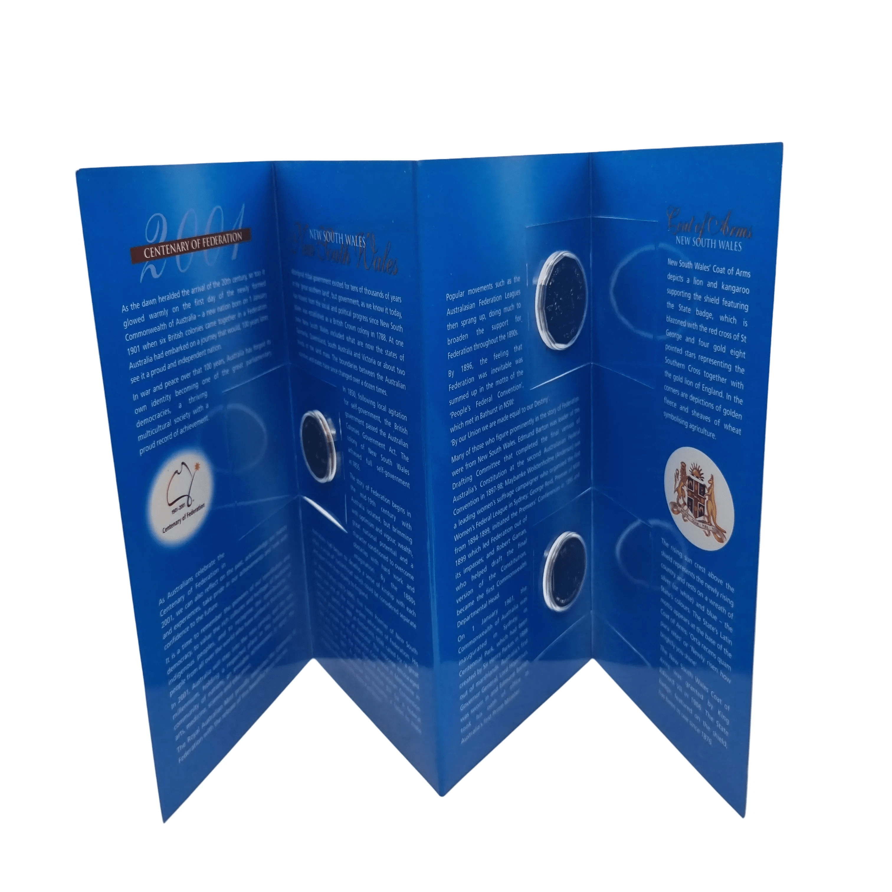 2001 Centenary of Federation New South Wales State Uncirculated Coin Set