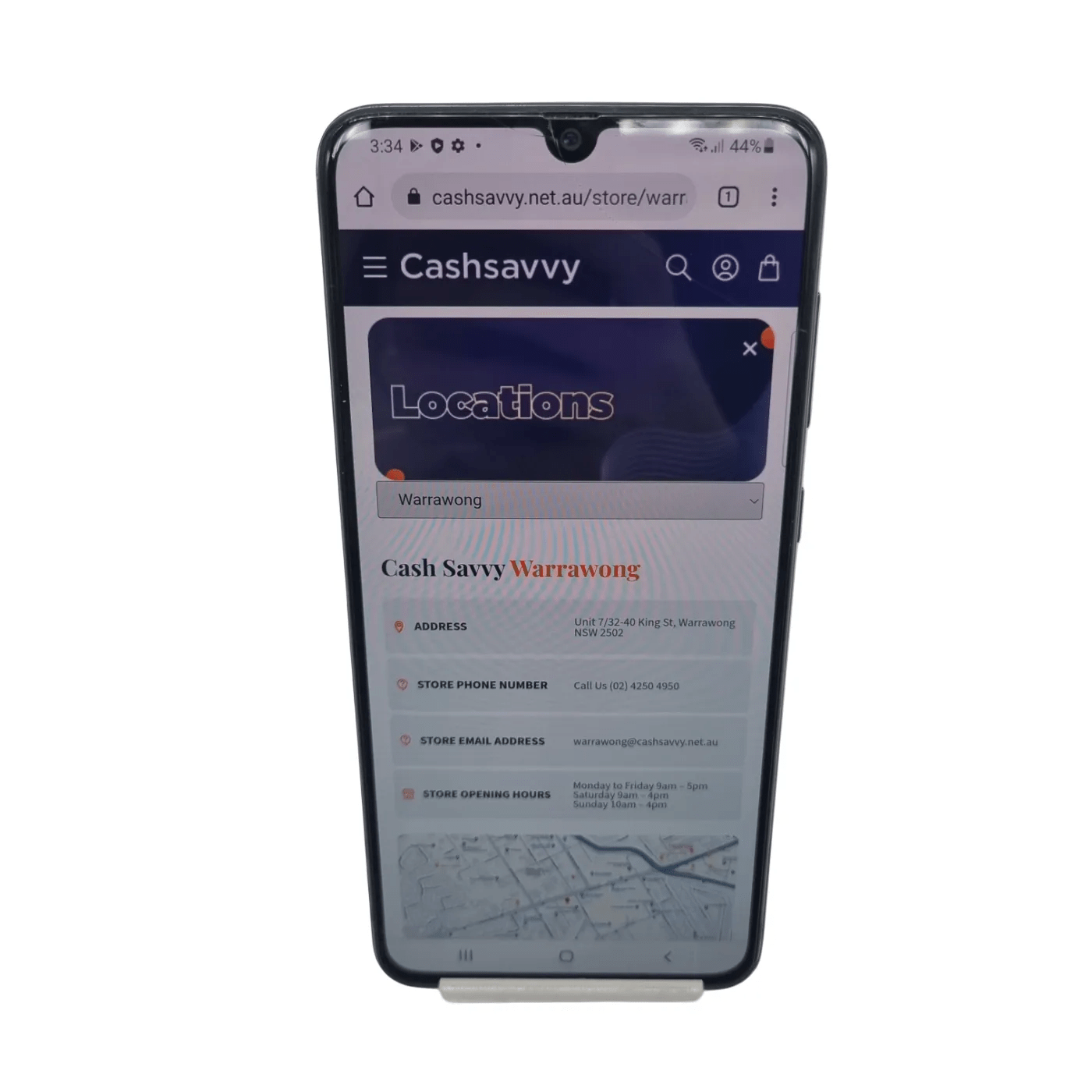 Samsung A70 128GB Mobile Phone- SM-A705YN +Box *No Charger* *Small Crack On Top Of Screen*