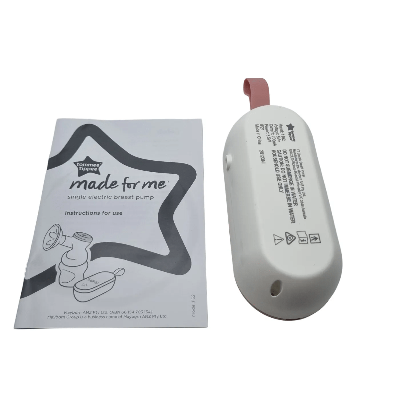 Tommee Tippee Made for Me In-Bra Wearable Single Breast Pump In Box (Unsealed)