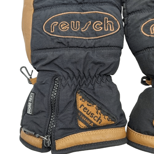 Reush Gloves, Goretex Insulation – Black/Camel