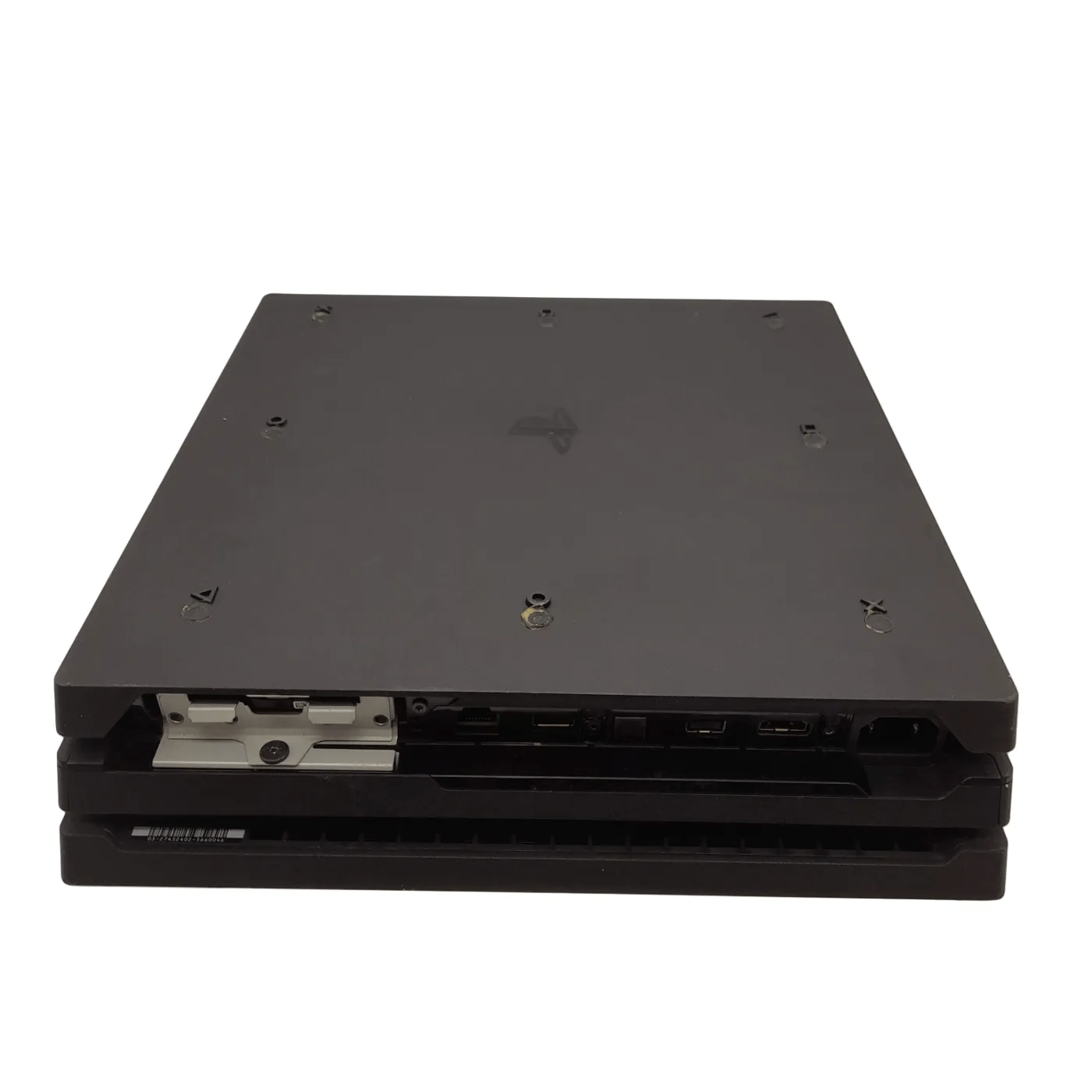Sony Playstation 4 Pro 1TB Console – CUH-7002B + Controller + Power + HDMI *Missing Plastic Back Plate* (WR 1345992)